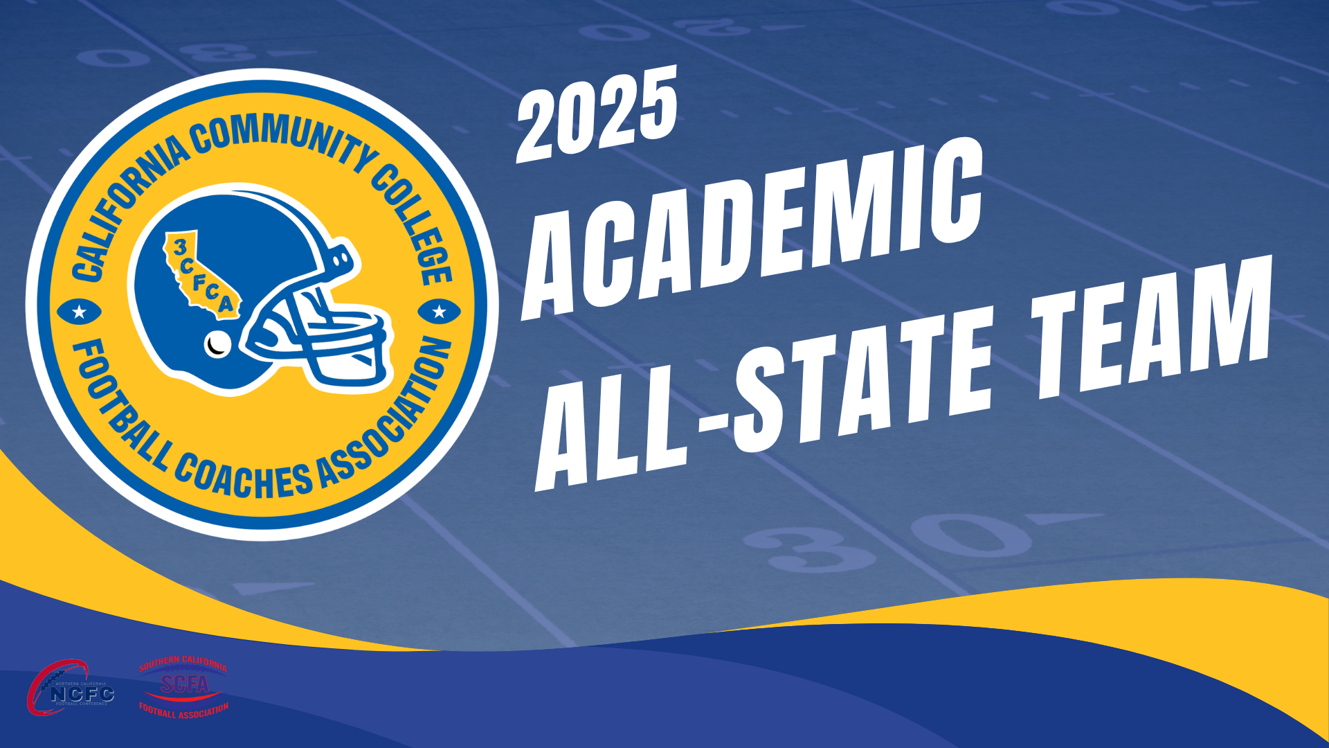 2025 3CFCA Academic All-State Team