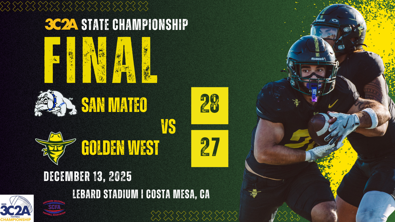 Aaron Mitchell (22) ran in for 3 TDs in the state championship final.