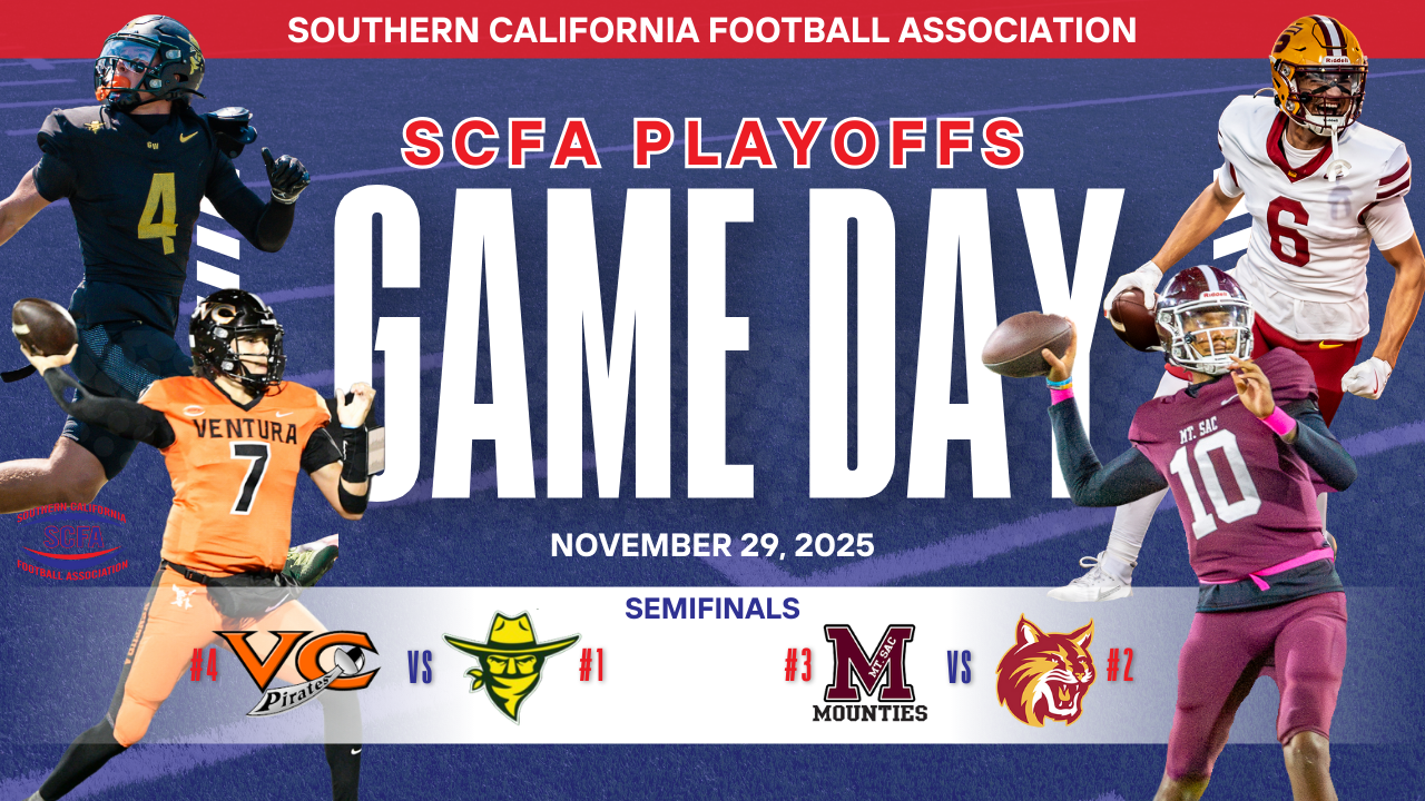 Follow Live: #1 Golden West hosts #4 Ventura, #3 Mt. SAC travels to #2 Saddleback in SCFA Semifinals